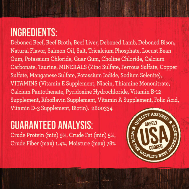 Merrick Grain Free Wet Dog Food for Adults, Real Beef, Lamb & Bison, 12.7 oz Cans (12 Pack) - Image 6
