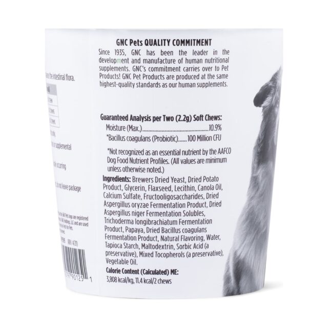 GNC Pets Essentials Digestion Soft Chews, All Dog, 60 Ct - Image 2