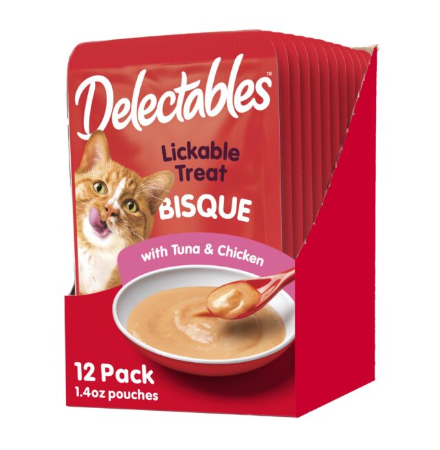 Delectables Bisque Tuna & Chicken Wet Cat Treat 1.4oz, 12 pack