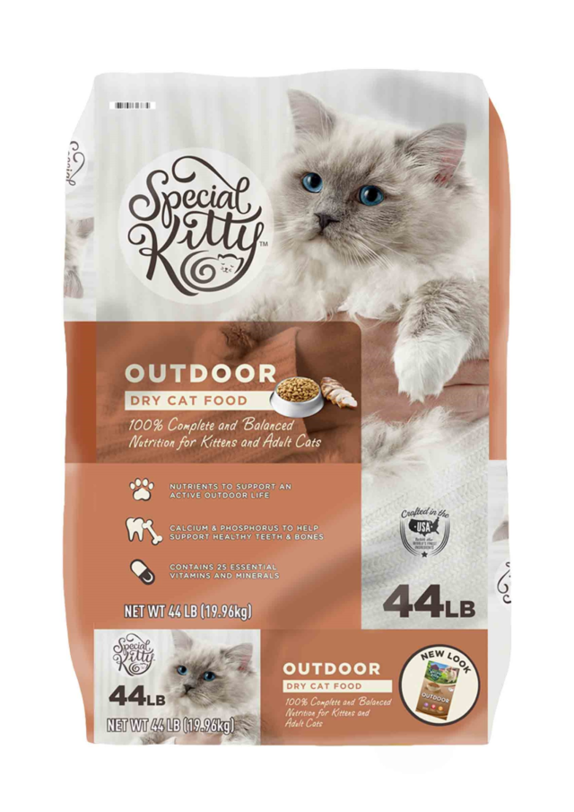 Special Kitty Outdoor Formula Dry Cat Food, 44 lb