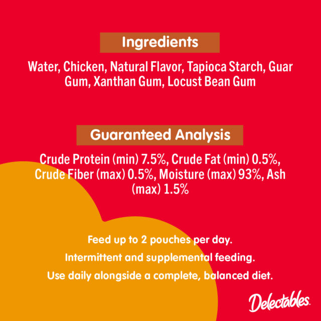 Hartz Delectables Stew Senior 15+ Chicken & Tuna Lickable Wet Cat Treat, 1.4oz Pouch (12 Pack)