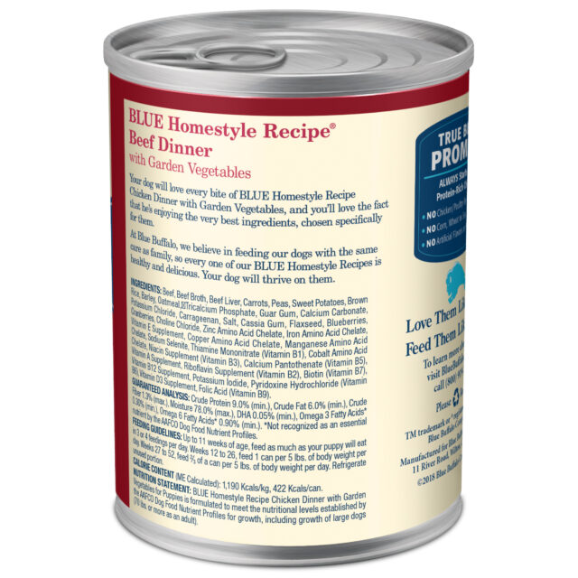 Blue Buffalo Homestyle Recipe Adult Wet Dog Food, Beef Dinner - Image 10