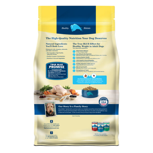 Blue Buffalo Life Protection Formula Adult Healthy Weight Dry Dog Food 5 lbs. - Image 8