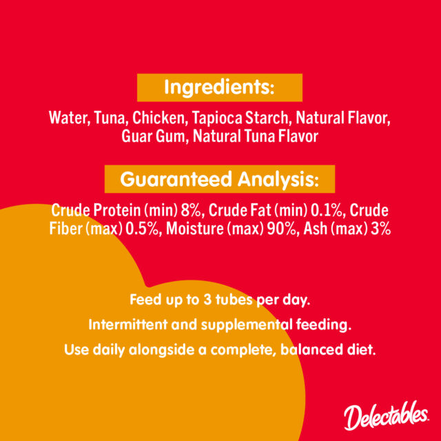 Hartz Delectables Squeeze Up Lickable Wet Cat Treats, Chicken, 2oz, 4 Pack