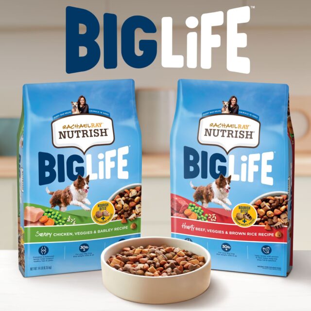 Rachael Ray Nutrish Big Life Savory Chicken, Veggies & Barley Recipe Dry Dog Food, 14 lb. Bag - Image 2