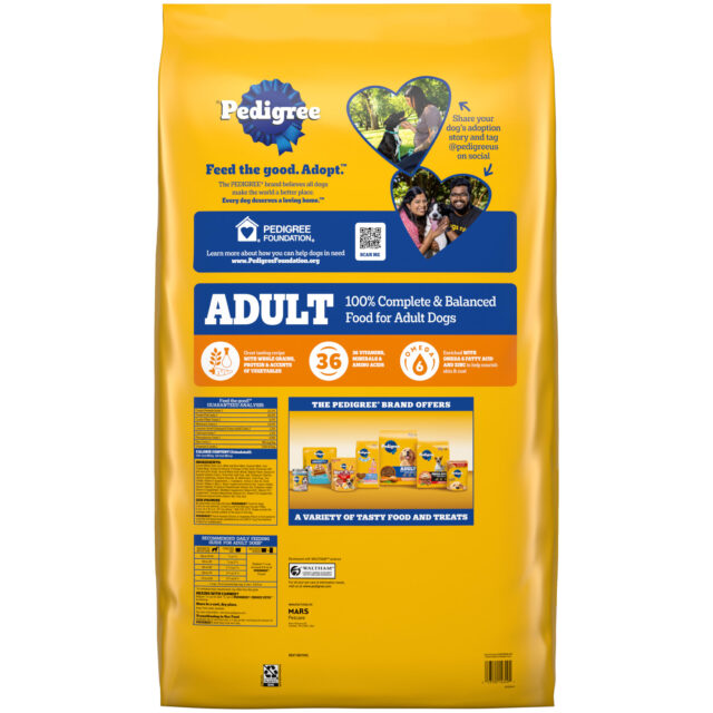 Pedigree Complete Nutrition Roasted Chicken, Rice & Vegetable Dry Dog Food For Adult Dog, 44 Lb Bag - Image 9