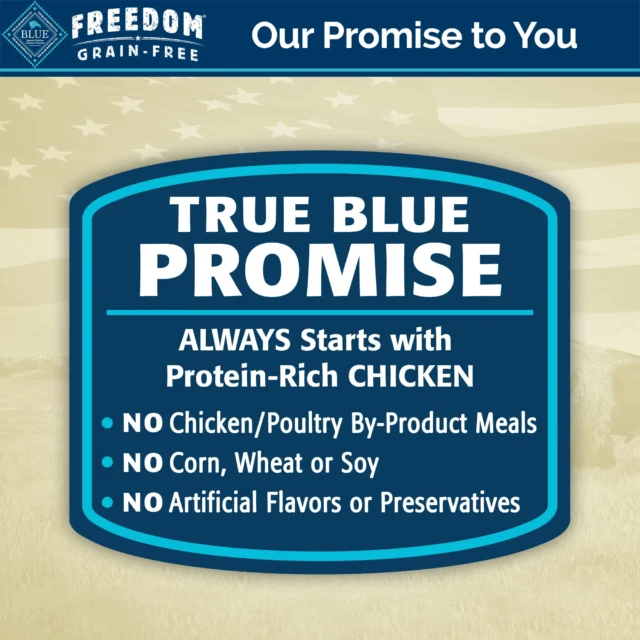 Blue Buffalo Freedom Grain Free Natural Adult Wet Dog Food, Chicken 12.5oz cans (Pack of 12) - Image 3
