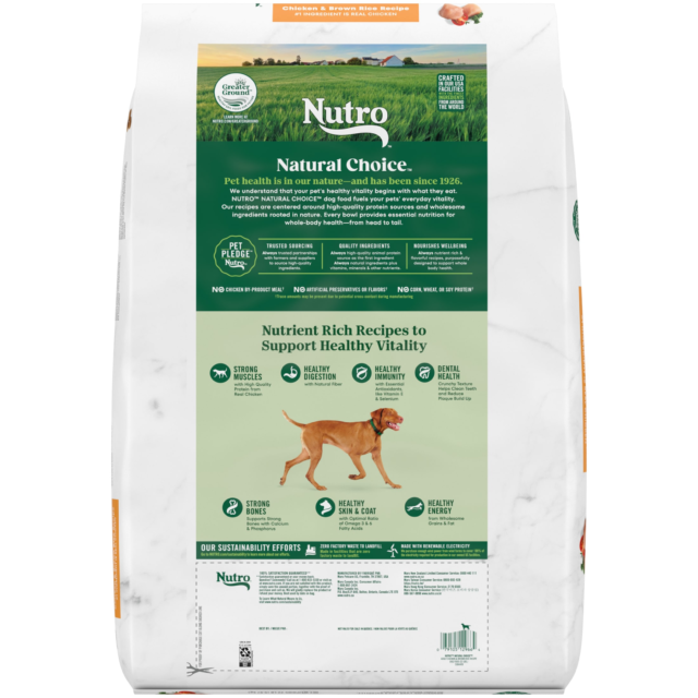 Nutro Natural Choice Adult Dry Dog Food, Chicken And Brown Rice Recipe 13 Lbs. - Image 12