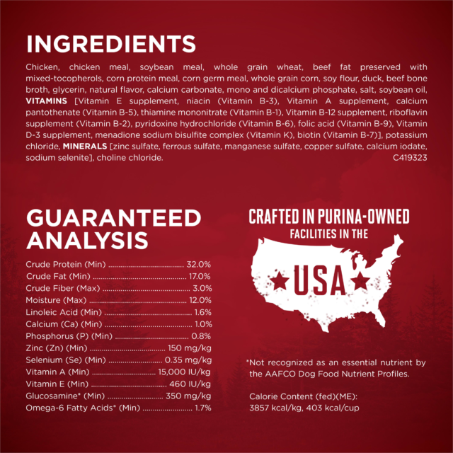 Purina ONE True Instinct Dry Dog Food, High Protein with Real Chicken & Duck, 15 lb Bag - Image 7