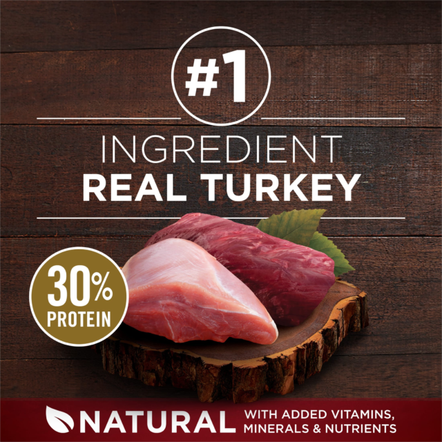 Purina ONE True Instinct Dry Dog Food for Adults, High Protein Real Turkey & Vension, 36 lb Bag - Image 9
