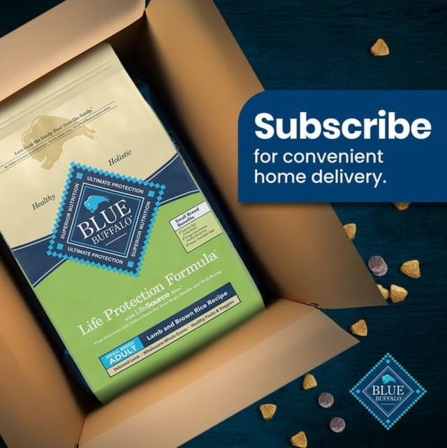 Blue Buffalo Life Protection Formula Small Breed Dry Dog Food, Lamb & Brown Rice, 5 lbs. - Image 2