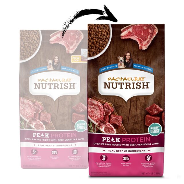 Rachael Ray Nutrish Peak Protein Open Prairie Recipe, Beef, Venison & Lamb Dry Dog Food, 4 lb. Bag - Image 8
