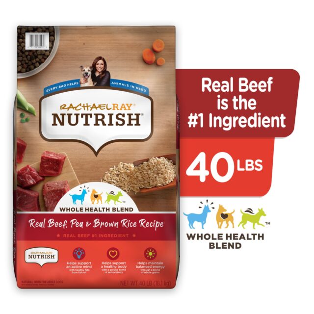 Rachael Ray Nutrish Real Beef, Pea & Brown Rice Recipe Dry Dog Food, 6 lb. Bag - Image 8