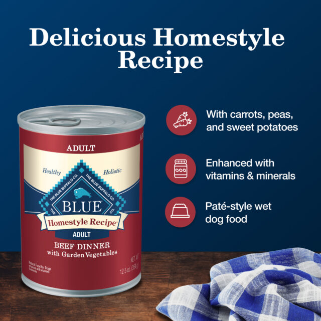 Blue Buffalo Homestyle Recipe Adult Wet Dog Food, Beef Dinner - Image 8