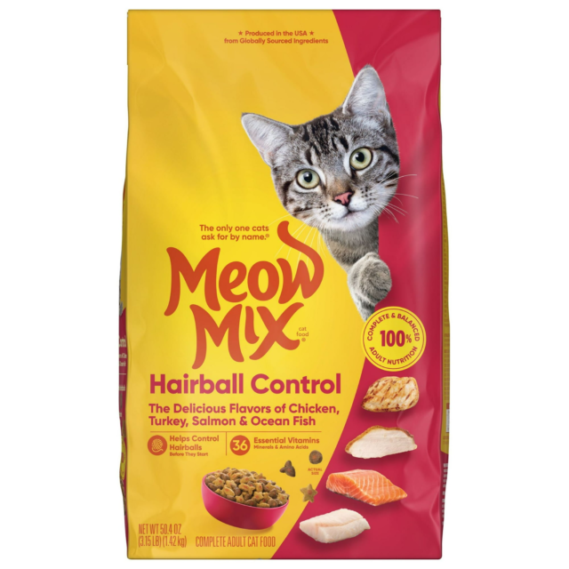 Meow Mix Hairball Control Dry Cat Food
