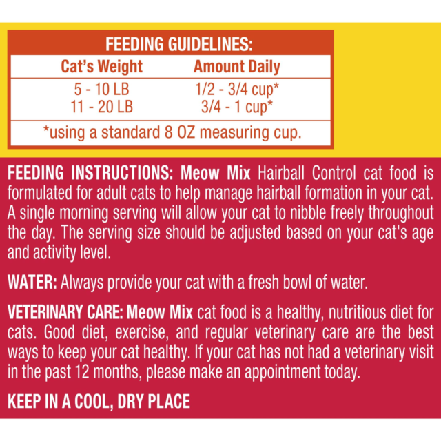 Meow Mix Hairball Control Dry Cat Food - Image 4